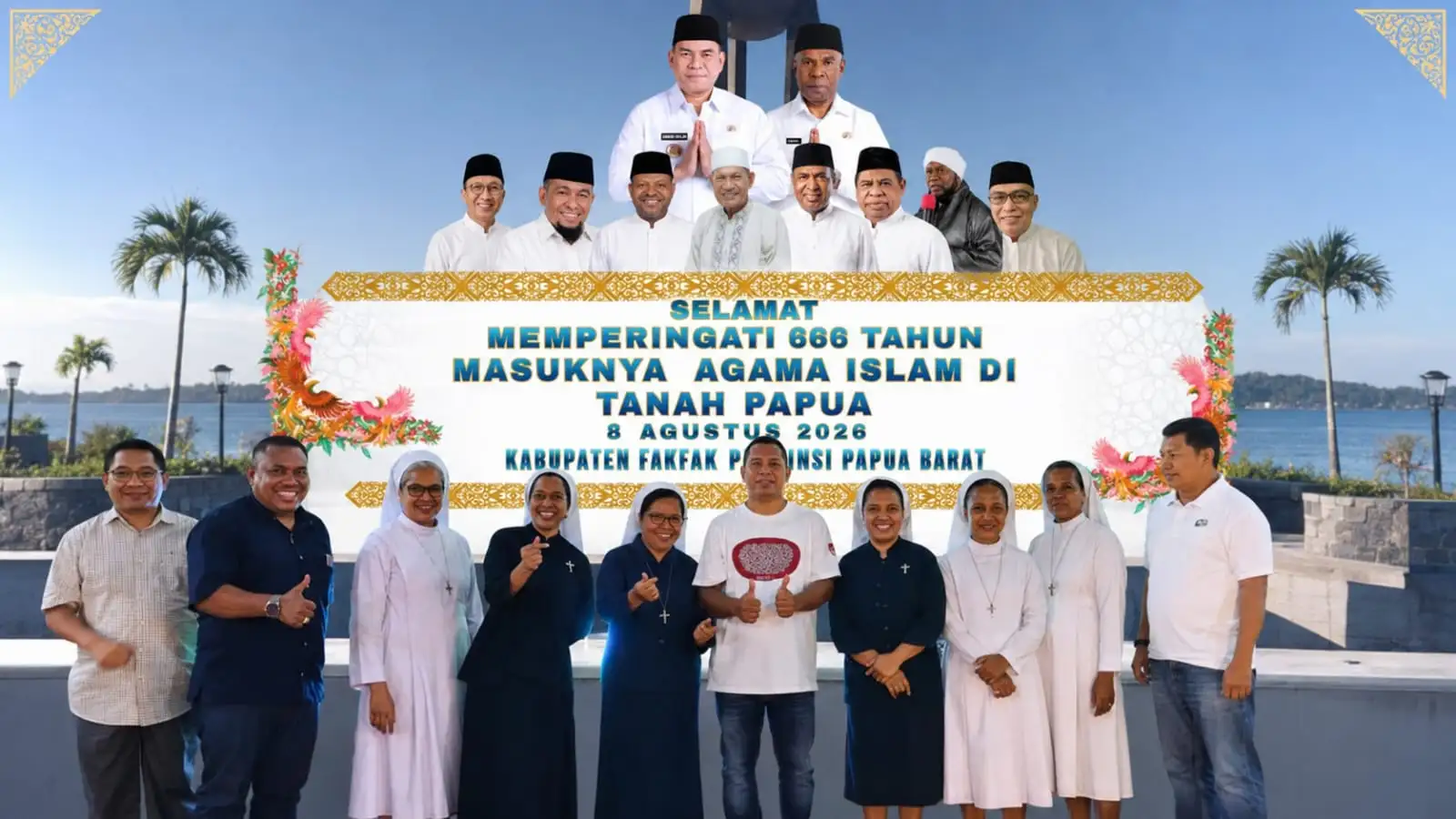 Pastor Alex: 666 Tahun Islam di Papua, Saatnya Merawat Warisan Damai Fakfak